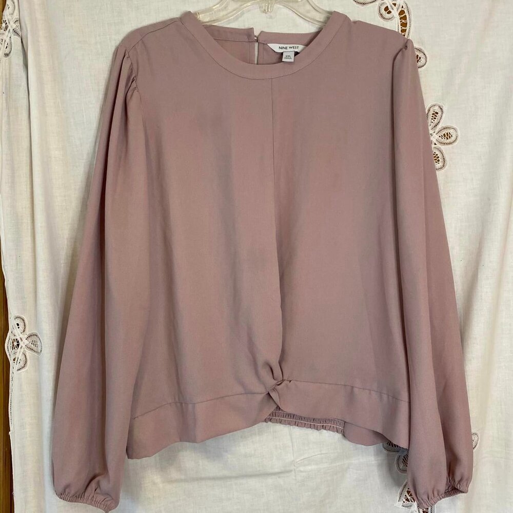 Nine West Lavender Top Size 2XL